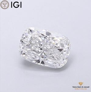เพชรทรงคุชชั่น 1.00 กะรัต สี E ความสะอาด VVS2 เพาะเลี้ยงในห้องปฏิบัติการ CVD พร้อมใบรับรอง IGI สำหรับเครื่องประดับระดับพรีเมียม - Product Image 1