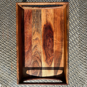 Bandeja de Servir de Madera de Alta Calidad con Acabado Natural, Ideal para Decoración de Mesa en Hoteles, Hogares y Cocinas, Pedidos al por Mayor - Product Image 4