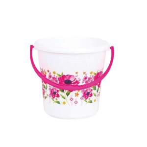 Seau de stockage d'eau en plastique robuste imprimé de 15 L pour la salle de bain et la cuisine, fabriqué en Inde - Product Image 3