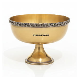 ชามช็อกโกแลตโลหะทรงกลม ดีไซน์ดั้งเดิม ทำด้วยมือ ชามขนมหวานสุดคลาสสิก สวยหรู ทันสมัย ชามช็อกโกแลตแบบใหม่ - Product Image 2