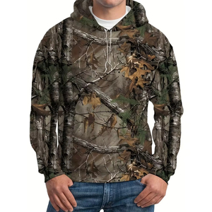 Sweat à capuche tactique d'hiver pour homme, léger, respirant, imperméable, coupe-vent, en polaire, de haute qualité, pour la chasse en plein air - Product Image 1