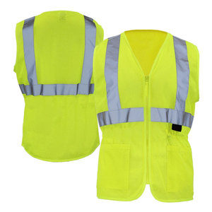 Custom Made <b>Work</b> Engineer Reflective Safety Clothing Industrial <b>Construction</b> High Visible Mesh Safety Vest - Product Image 1
