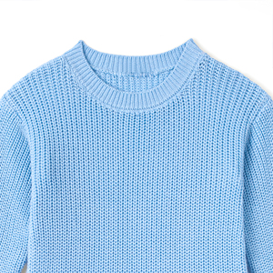 Conjunto de ropa de punto para recién nacidos, 100% algodón, para bebés y niños pequeños, unisex, de manga larga y cuello redondo. - Product Image 3