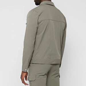 Conjunto Deportivo Ligero con Capucha, Pantalones Deportivos Casuales con Corte Acampanado, Unisex, con Franja Lateral y Cremallera, 100% Algodón - Product Image 2