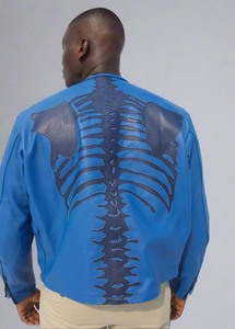 VANSON LEATHERS COBRA <b>STAR</b> WINDPROOF ECO-FRIENDLY HEATED SOLID STREETWEAR <b>JACKET</b> - Product Image 2