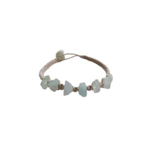 Pulsera de Piedras Preciosas Naturales para Mujer, Hecha a Mano, Ajustable, Macramé, Estilo Boho, Joyería de Cristal Curativo de Indonesia, Regalo Bohemio - Product Image 3