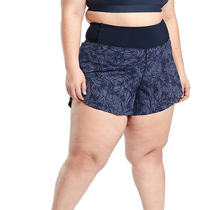 Shorts Deportivos Personalizados para Mujer, Talla Grande, Casuales, Cintura Alta, Secado Rápido, Transpirables, Ecológicos, Diseño Personalizado OEM - Product Image 1