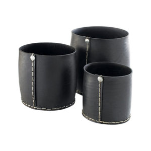 Cesta Multiusos de Caucho Reciclado, Duradera, Hecha a Mano, Maceta para Flores, Decoración Sostenible para el Hogar, Organizador de Almacenamiento para Jardín - Product Image 1