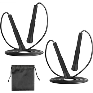 Corde à sauter simple personnalisée en matériau robuste, longueur réglable 2,5 m, unisexe, pour exercices de gym, emballage intelligent et portable - Product Image 2