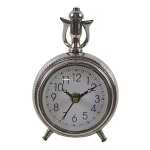 Horloge rectangulaire noire artistique moderne avec cadre circulaire doré, chiffres romains, design géométrique minimaliste, horloge contemporaine - Product Image 3