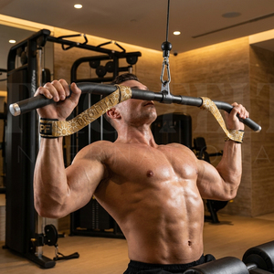 Sangles de poignet pour haltérophilie de haute qualité à 100 % avec rembourrage en néoprène, sangles de musculation réglables pour la musculation - Product Image 3