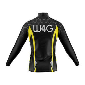 Nouveau maillot de cyclisme sur route à manches longues, conçu sur mesure, grande taille, sans coutures, coupe-vent, respirant, séchage rapide, écologique - Product Image 2