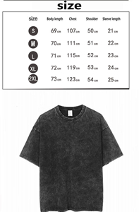 Camiseta de algodón de punto extragrande para hombre - Product Image 6