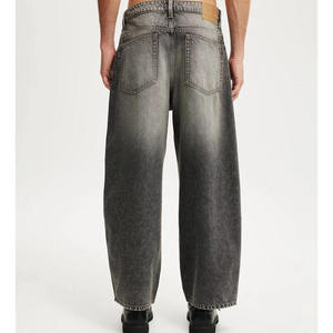 MEESAM LEATHER HOSIERY Jeans de Mezclilla Unisex 100% Algodón de Secado Rápido, Cintura Alta, Corte Recto, Estilo Vintage, para Invierno - Product Image 1