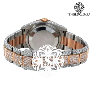 Montre de luxe pour homme, style hip-hop, sertie de diamants moissanite, idéale pour le streetwear urbain et les festivals de musique - Product Image 2