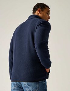 Chaqueta de Forro Polar Sherpa Personalizada para Hombre, Sudadera de Lana con Media Cremallera, Transpirable, 180g, con Bolsillo de Parche para Otoño e Invierno - Product Image 6