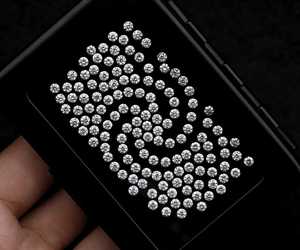 Diamantes Sueltos de Corte Brillante Redondo, Color D, Cultivados en Laboratorio, Certificados por IGI, de 2.1 MM, con Perforación Láser para Joyería y Anillos de Boda - Product Image 5