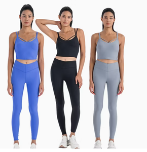 Top Deportivo de Yoga para Mujer, Alta Elasticidad, Secado Rápido, Ajustable, Estilo Halter, Sin Costuras, 3 a 5 Piezas - Product Image 3