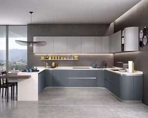 Varios colores y puertas de armario de cocina de diferentes estilos con madera maciza de abedul/madera de caucho para venta al por mayor - Product Image 6