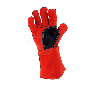 Guantes de Soldadura de Cuero Profesionales al por Mayor, Forro de Poliéster, Opciones Personalizables, Alta Calidad, Precios Competitivos - Product Image 4