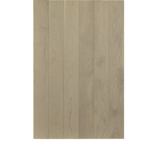 Planche de parquet contrecollé en chêne blanc à 2 couches, 5 po x 5/8 po (15/3 mm x 18-71 po), avec joint mâle et femelle, couleur gris chaud, qualité supérieure - Product Image 2