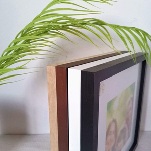 Factory Direct A1 Unfinished Solid <b>Black</b> MDF Eco-Friendly Durable Customizable Sizes Creative Oak Wood Nature Picture <b>Frame</b> - Product Image 6