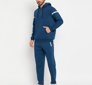 Wholesale Low Price Breathable Lightweight Quarter <b>Zip</b> <b>Hooded</b> Sweatshirts Sweatpants Sets OEM Design Custom Made Tracksuits - Product Image 5