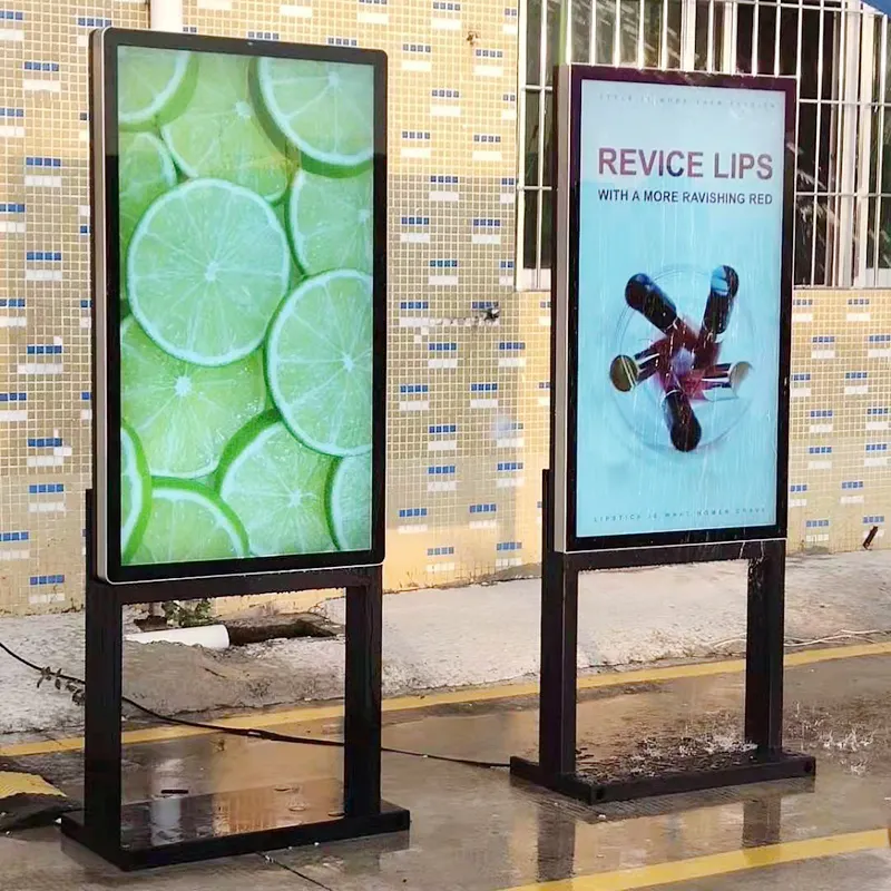 LCD Video ekranı özel açık elektronik reklam panosu fabrika