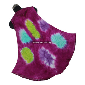 Exclusivo Vestido Largo de Verano 2026 de Rayón con Estampado Tie Dye, Estilo Bohemio, para Fiestas y Vacaciones, Sexy, para Chicas - Product Image 4
