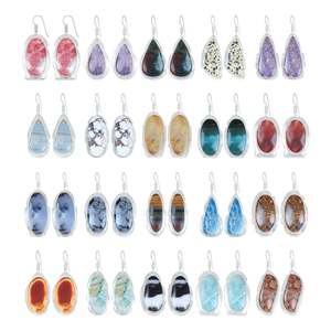 Pendientes de Diseño Nuevo, Bonitos y Elegantes para Mujer, Plateados, de Diseñador, Surtidos, al por Mayor, Precio de Fábrica, Regalo para Fiesta - Product Image 1