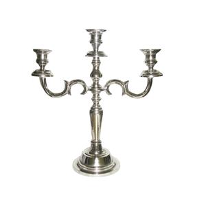 Candélabre de mariage pour centre de table en aluminium doré nouveau design candélabre pour centre de table fait à la main bougeoir lot de 3 - Product Image 6
