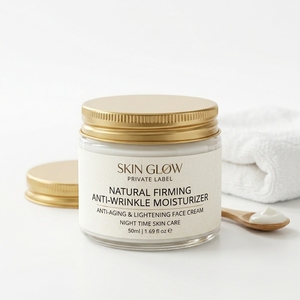 Meilleure Crème Hydratante Anti-Âge et Raffermissante Naturelle à Marque Blanche, Éclaircissante, Soin Visage Nuit 50ml - Product Image 1