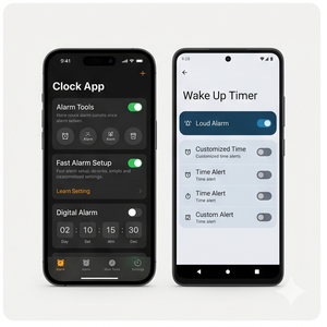 Royalcraft Alarm App – Smart Alarm Clock, Wake Up Timer, Snooze Alerts, Sleep Tracker, Daily Reminders - Product Image 4