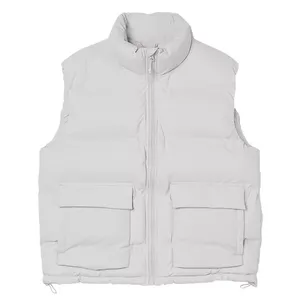 Veste d'hiver professionnelle moderne pour homme, gilet matelassé sans manches, confortable, respirant, logo personnalisé, haute qualité - Product Image 2