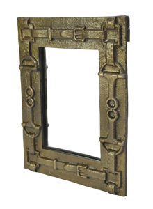Antique <b>Rectangular</b> Framed <b>Wall</b> <b>Mirror</b> Horse Bit Style Decorative <b>Mirror</b> Latest Arrival Bathroom <b>Mirror</b> Scenery - Product Image 2
