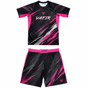 Nuevo Conjunto de Rashguard y Pantalones Cortos de Secado Rápido, Corte Ajustado, para Hombre, para MMA, Jiu Jitsu y Grappling - Product Image 1