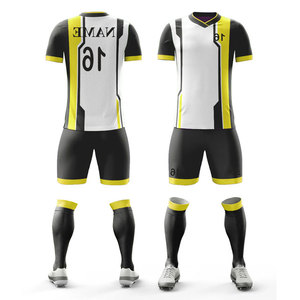 Uniforme de Fútbol con Conjunto de Camiseta y Pantalones Cortos para Entrenamiento, Uniforme Multicolor Combinado para Baloncesto, Rugby y Otros Deportes - Product Image 4