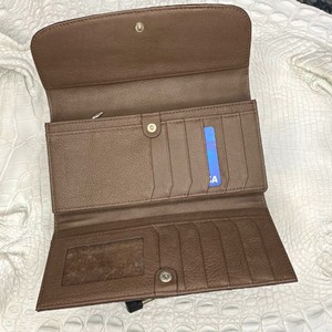 Luxe femmes véritable Crocodile cuir à trois volets Long portefeuille et pochette sacs à main 19.5x9.5x2cm taille fermeture éclair accessoire à la mode - Product Image 3