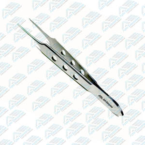 8,5 Cm Bishop Harman Iris Fórceps 3,25 Pulgadas 0,8 Mm Puntas dentadas 1X2 Dientes Laboratorio médico Instrumento médico - Product Image 3