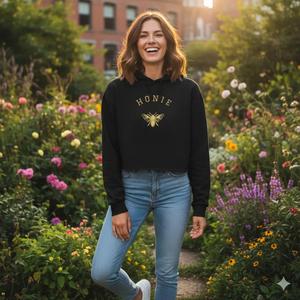 HONIE Sweat à capuche avec illustration d'abeille - Product Image 3