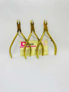 Cortacutículas de Plasma Dorado Brillante de Calidad Duradera, de Acero Inoxidable, para Manicura, Cortacutículas Fino y Afilado para Eliminar Cutículas Encarnadas - Product Image 3