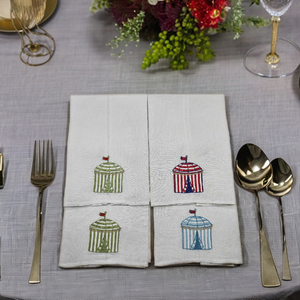 SERVILLETAS CÓCTEL BORDADAS PARA FIESTA-VIETNAM - Product Image 6