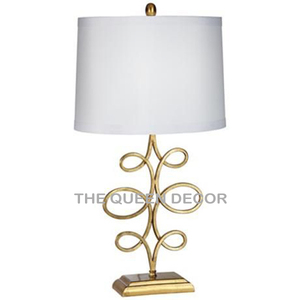 Luxury Designer Powder Coated <b>Bed</b> Room Lighting Table Lamps Black Fabric Drawing Room And Office Study & Library Use - Product Image 3