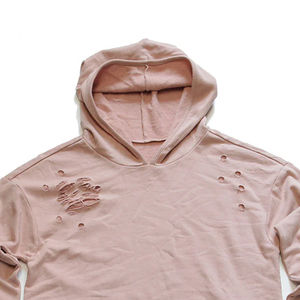 เสื้อฮู้ดดี้สไตล์วินเทจสำหรับผู้ชาย ลุคสตรีทแวร์แบบทำสีซีด ดีไซน์ดิสเทรส ทรงลำลอง - Product Image 2