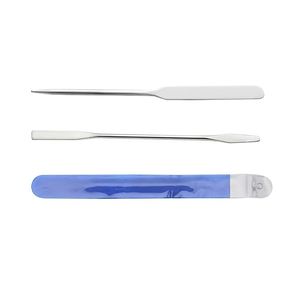 Multi Well <b>Makeup</b> Palette and Spatula Set Stainless Steel Foundation Mixing Tray Professional Sectional Blend ing Kit - Product Image 6