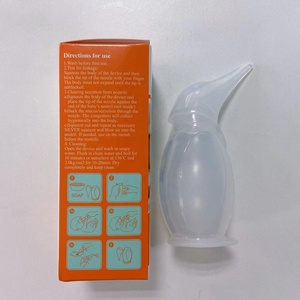 Aspirador Nasal Manual <span class=keywords><strong>de</strong></span> Silicona <span class=keywords><strong>de</strong></span> Grado Alimenticio <span class=keywords><strong>de</strong></span> Alta Calidad <span class=keywords><strong>de</strong></span> 75 ml, Libre <span class=keywords><strong>de</strong></span> BPA, Diseño <span class=keywords><strong>de</strong></span> Pingüino, Ecológico, Transparente, Limpiador <span class=keywords><strong>de</strong></span> Nariz para Bebés - Product Image 4