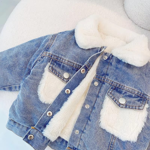 Chaqueta Vaquera para Niños, Chaqueta de Mezclilla a la Moda, Chaquetas para Niñas - Product Image 2