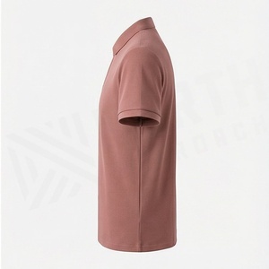 เสื้อโปโลแฟชั่นผู้ชาย แขนสั้น ระบายอากาศได้ดี รับสกรีนโลโก้ ไซส์ใหญ่ ผ้าคอตตอนผสม สีตามสั่ง เสื้อลำลอง เสื้อกอล์ฟ - Product Image 3