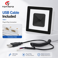 TOTINFO E200 Lector de Códigos de Barras QR Industrial Integrado, Sensor CMOS, Interfaces USB/RS232/Wiegand/RS485, Sistemas de Control de Acceso, en Stock