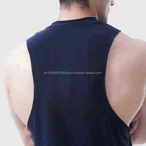 Débardeur personnalisé surdimensionné 100% coton décontracté Impression numérique graphique Débardeur sans manches pour hommes - Product Image 3